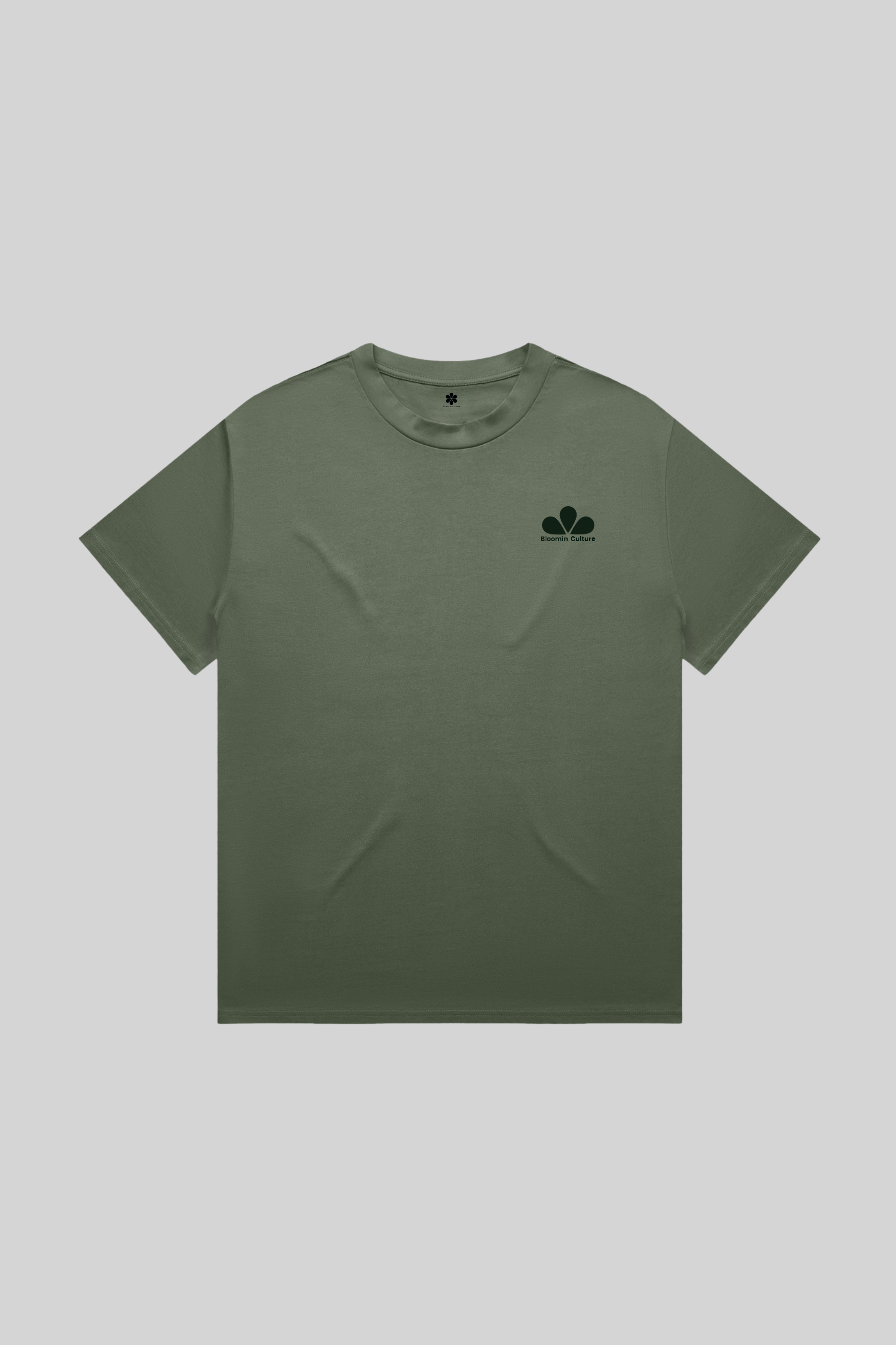 Rooted Culture Heavy Tee Pine Green