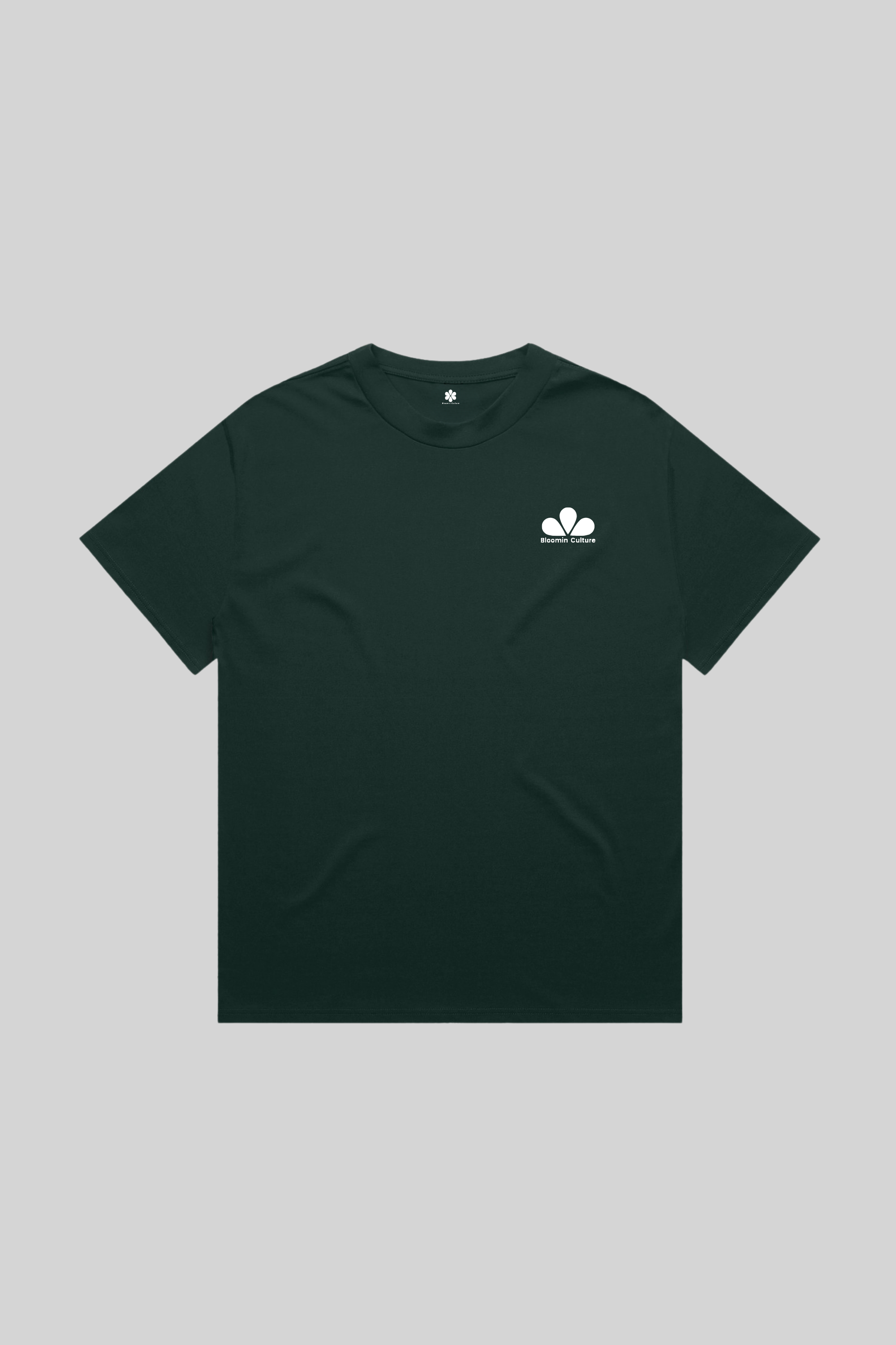 Rooted Culture Heavy Tee Pine Green