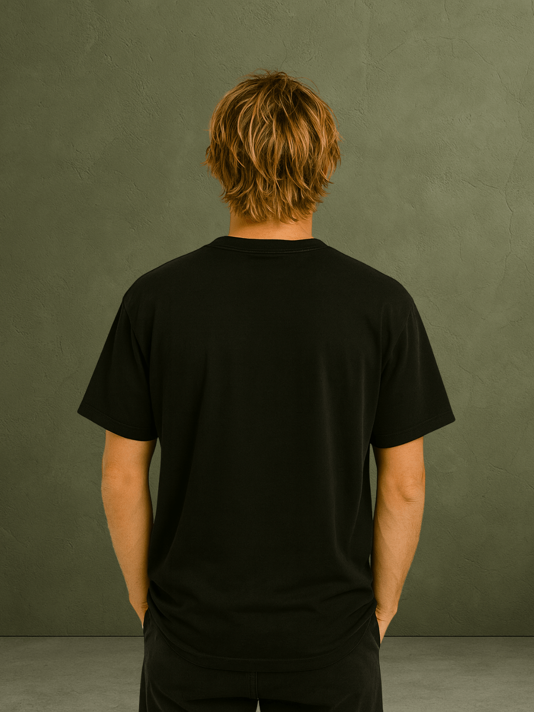 PREMIUM OVERSIZED T - SHIRT - ESSENTIAL - BLACK/WHITE