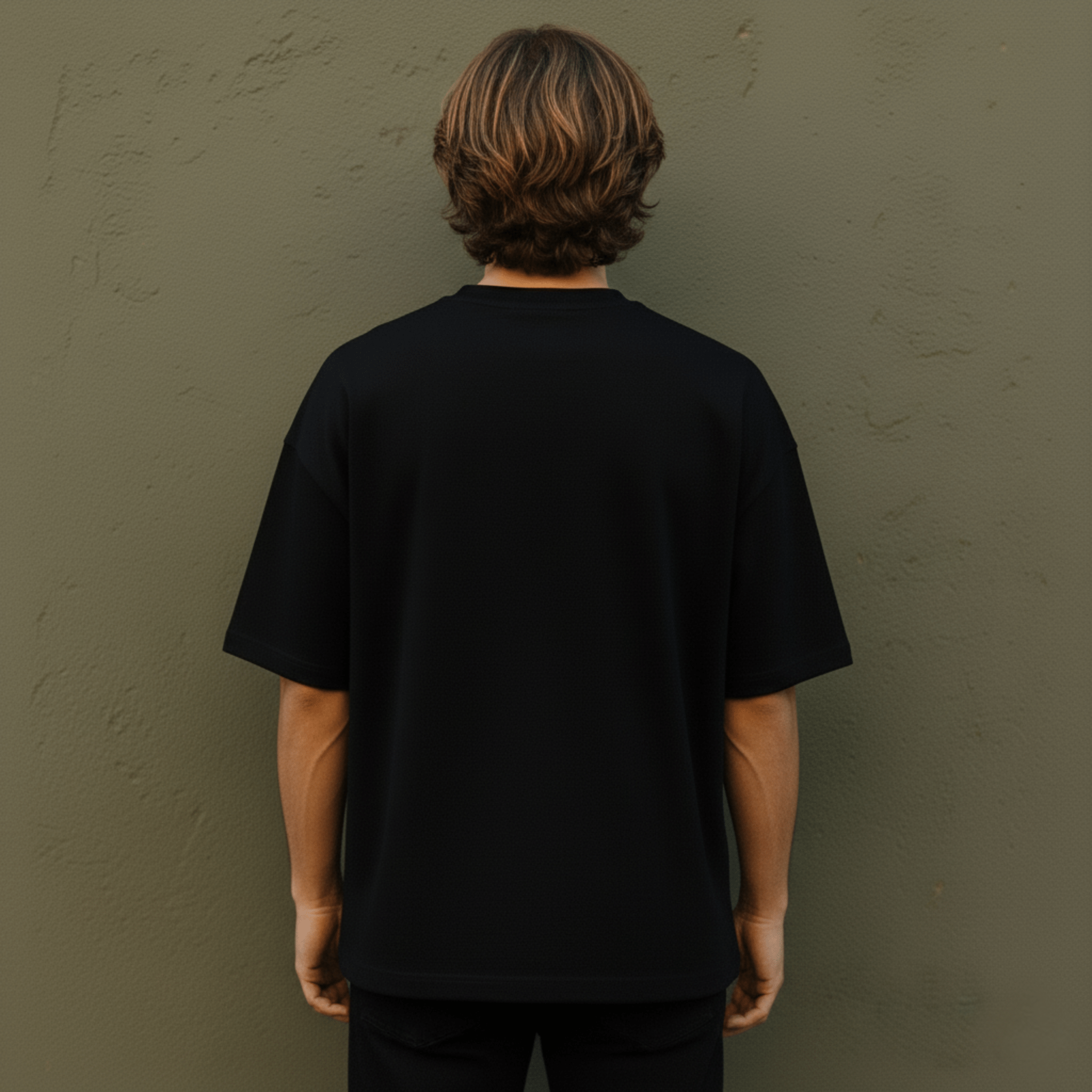PREMIUM OVERSIZED T - SHIRT - ESSENTIAL - BLACK/WHITE