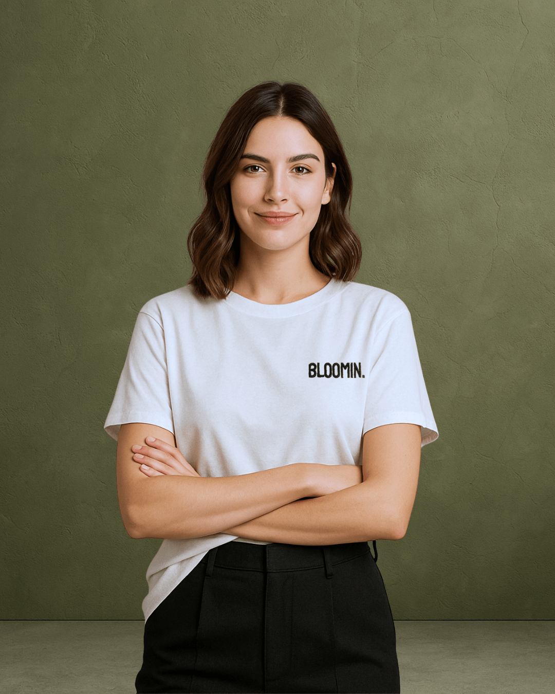 PREMIUM OVERSIZED T - SHIRT - ESSENTIAL - WHITE/BLACK