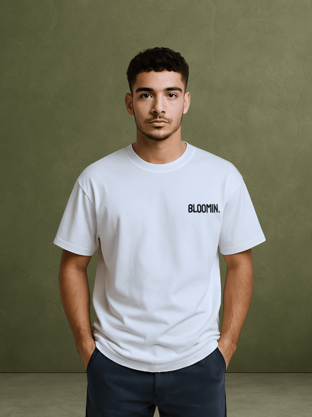 PREMIUM OVERSIZED T - SHIRT - ESSENTIAL - WHITE/BLACK