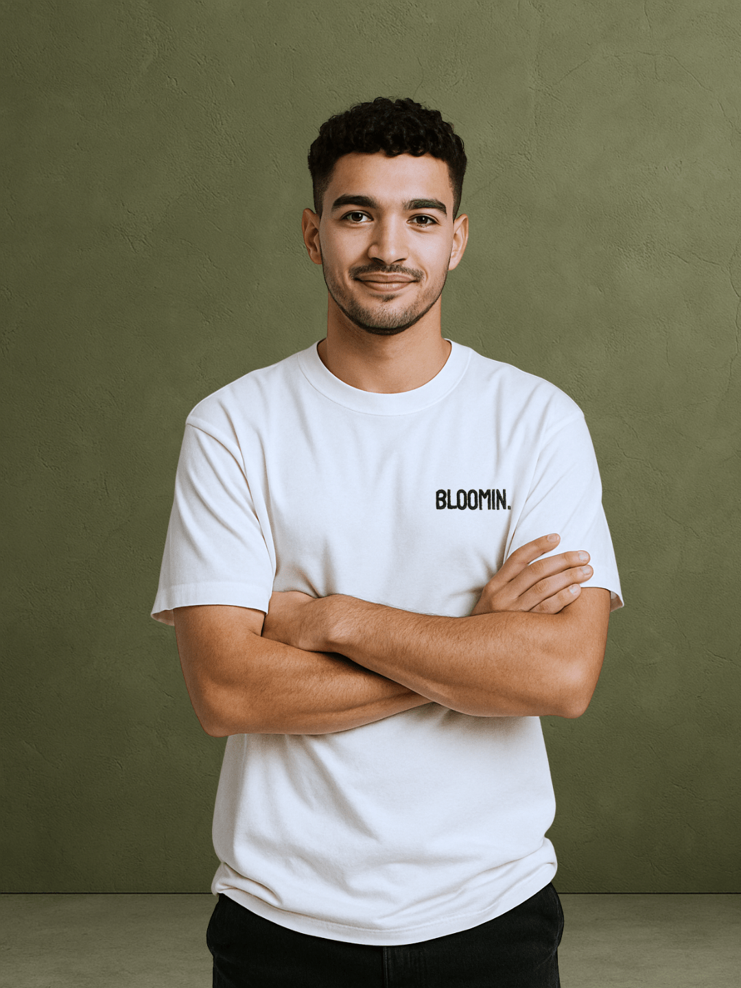 PREMIUM OVERSIZED T - SHIRT - ESSENTIAL - WHITE/BLACK