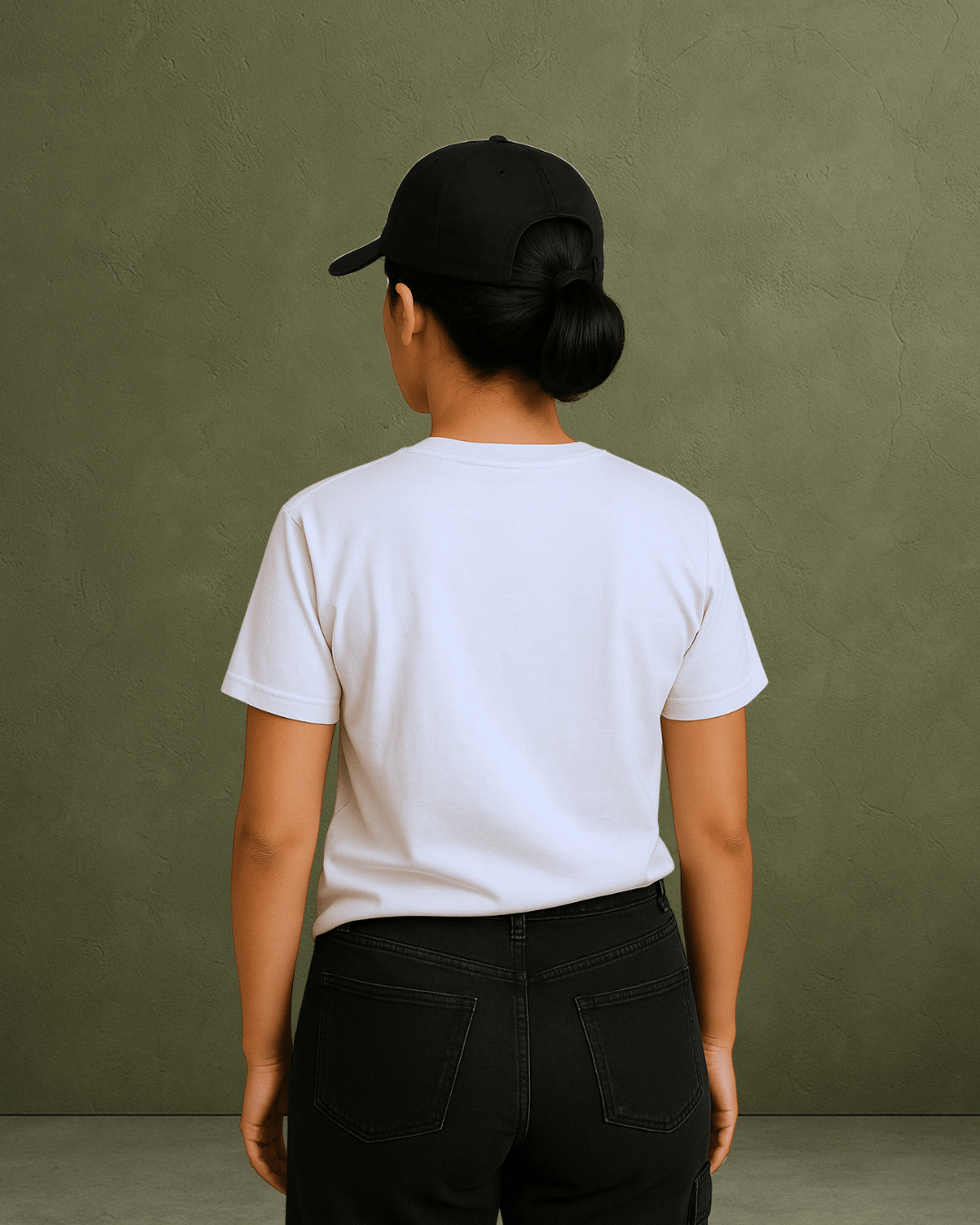 PREMIUM OVERSIZED T - SHIRT - ESSENTIAL - WHITE/PINK