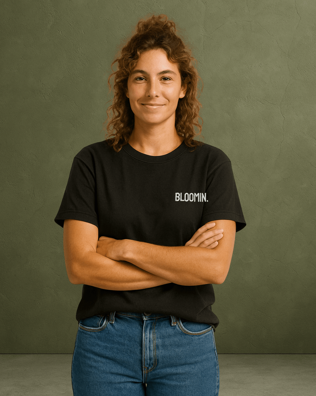 PREMIUM OVERSIZED T - SHIRT - FLOW LINE BLACK/WHITE