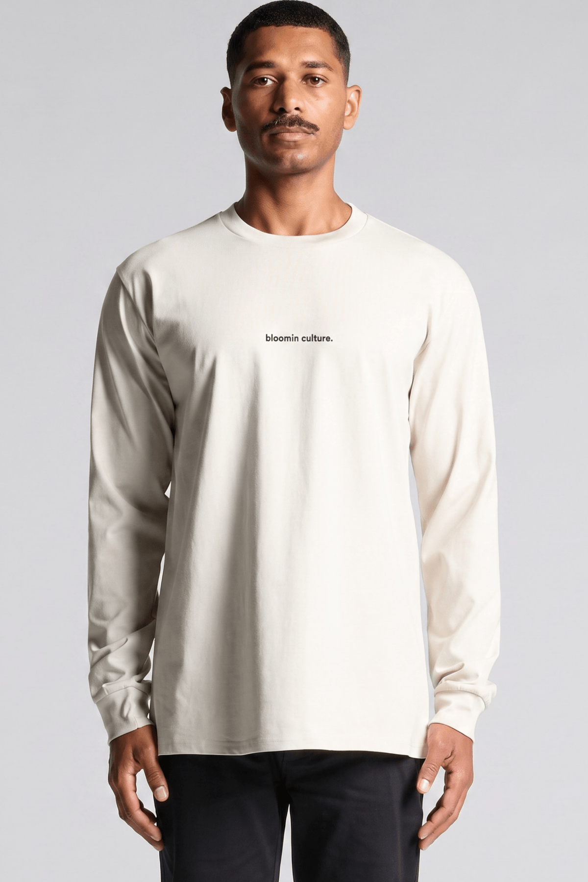PREMIUM OVERSIZED T-SHIRT - Lowline Classic Longsleeve Blue