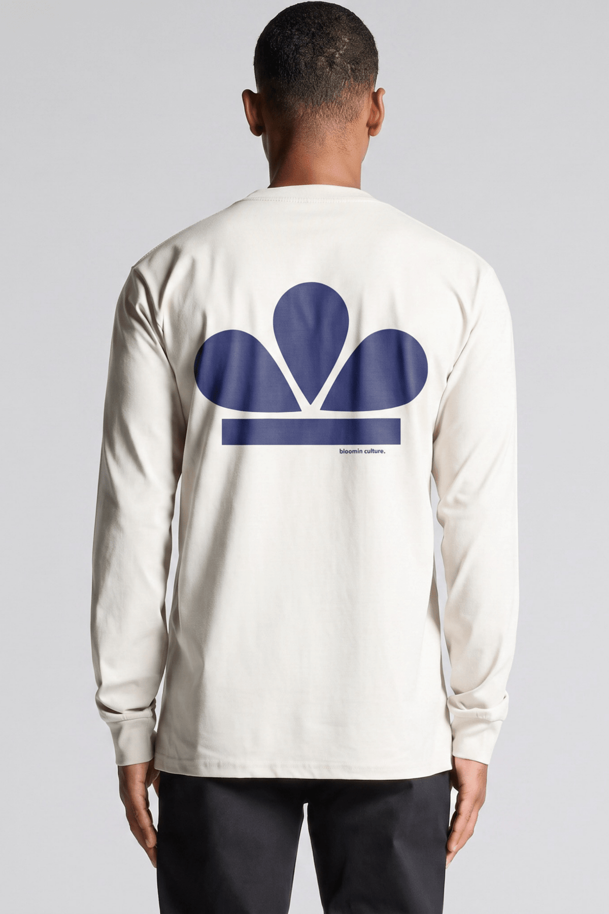 PREMIUM OVERSIZED T-SHIRT - Lowline Classic Longsleeve Blue