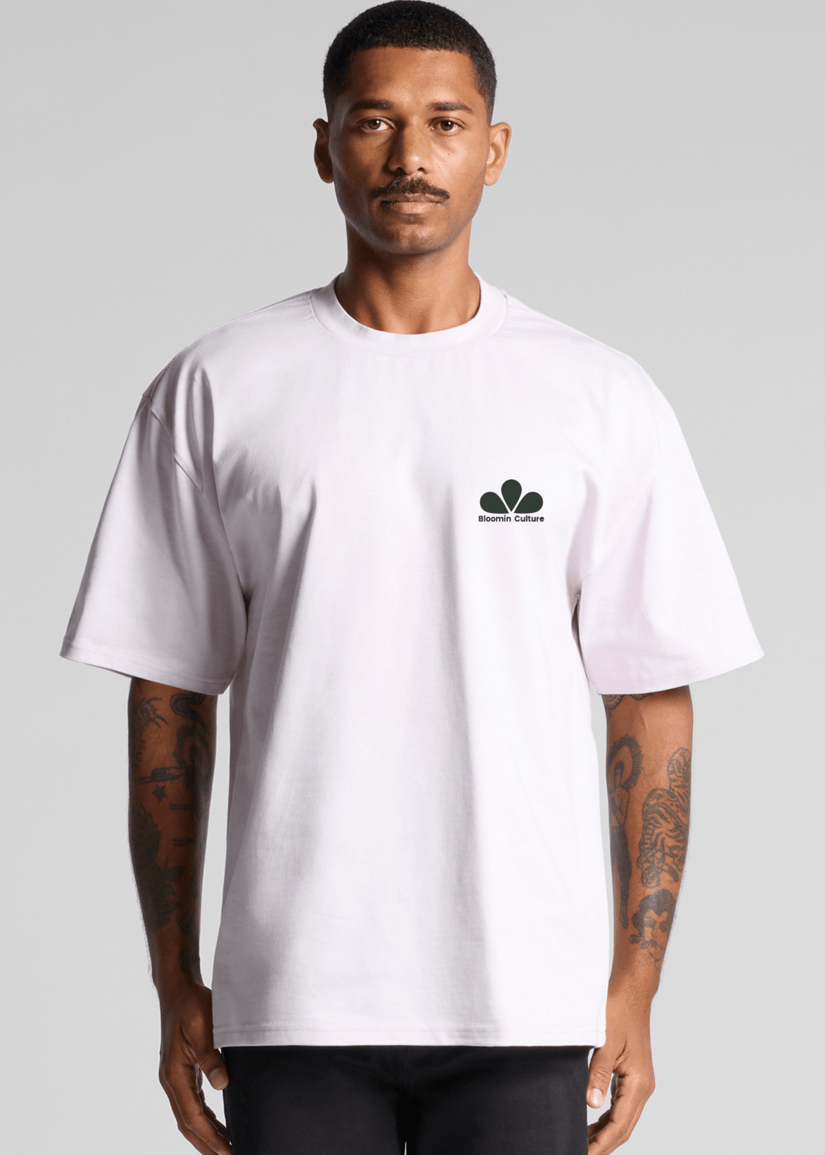 PREMIUM OVERSIZED T-SHIRT - Rooted Culture Heavy Tee Orchid