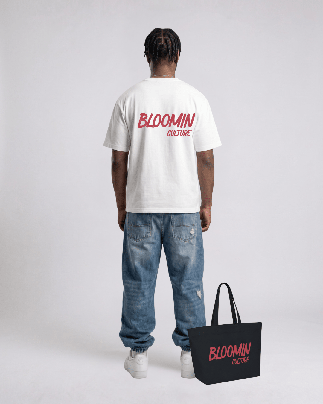 PREMIUM OVERSIZED T-SHIRT - SIGNATURE LINE - T-SHIRT RED